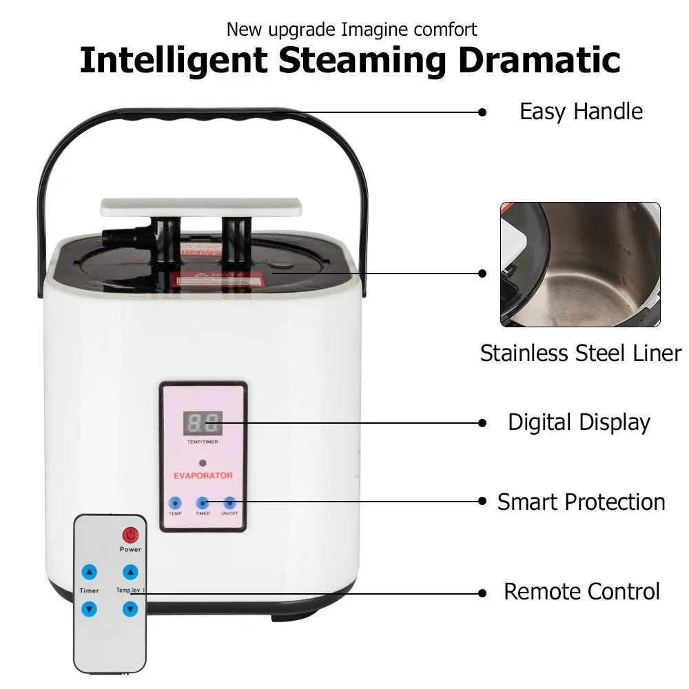 Portable Sauna Steamer Personal Home Spa Steam Sauna Lose Weight Body Slimming Therapy