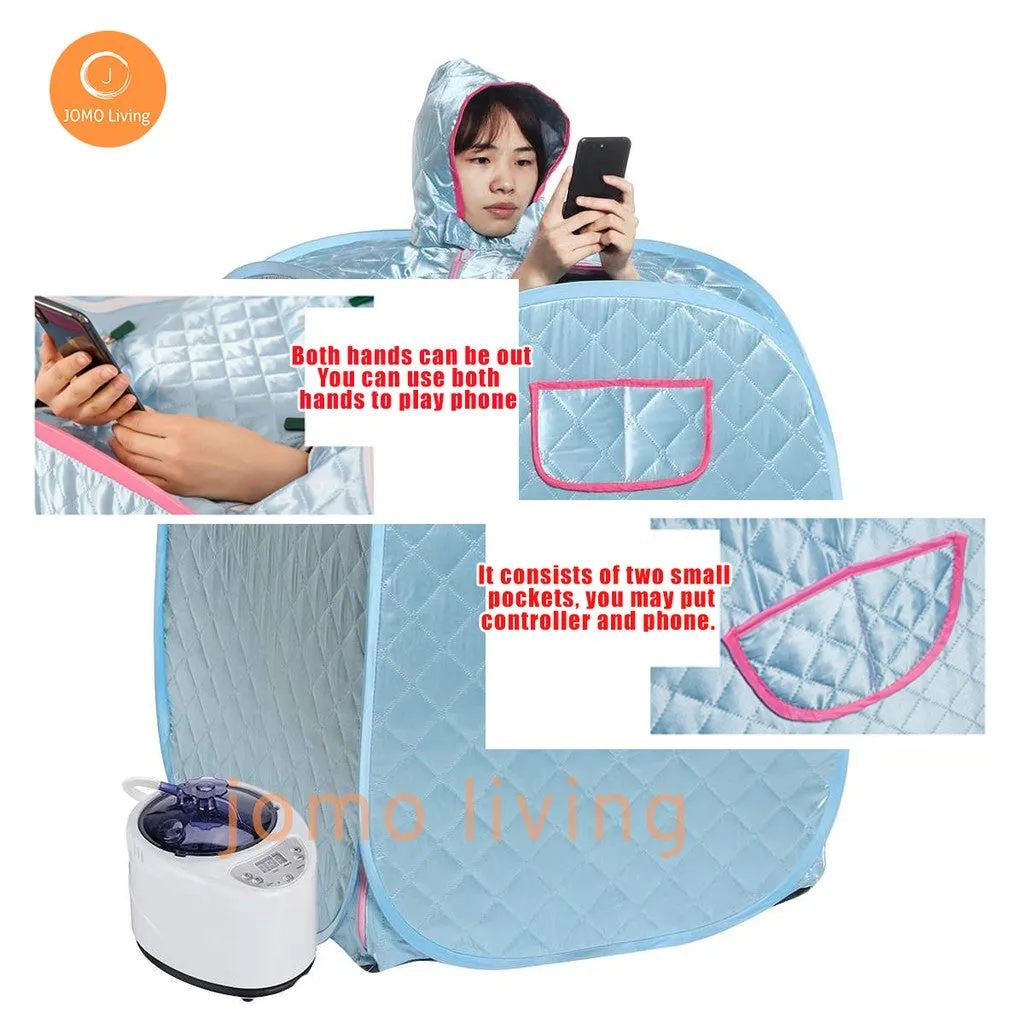 Portable Sauna Steamer Personal Home Spa Steam Sauna Lose Weight Body Slimming Therapy