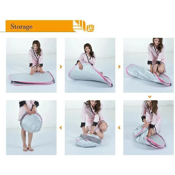 Portable Sauna Steamer Personal Home Spa Steam Sauna Lose Weight Body Slimming Therapy