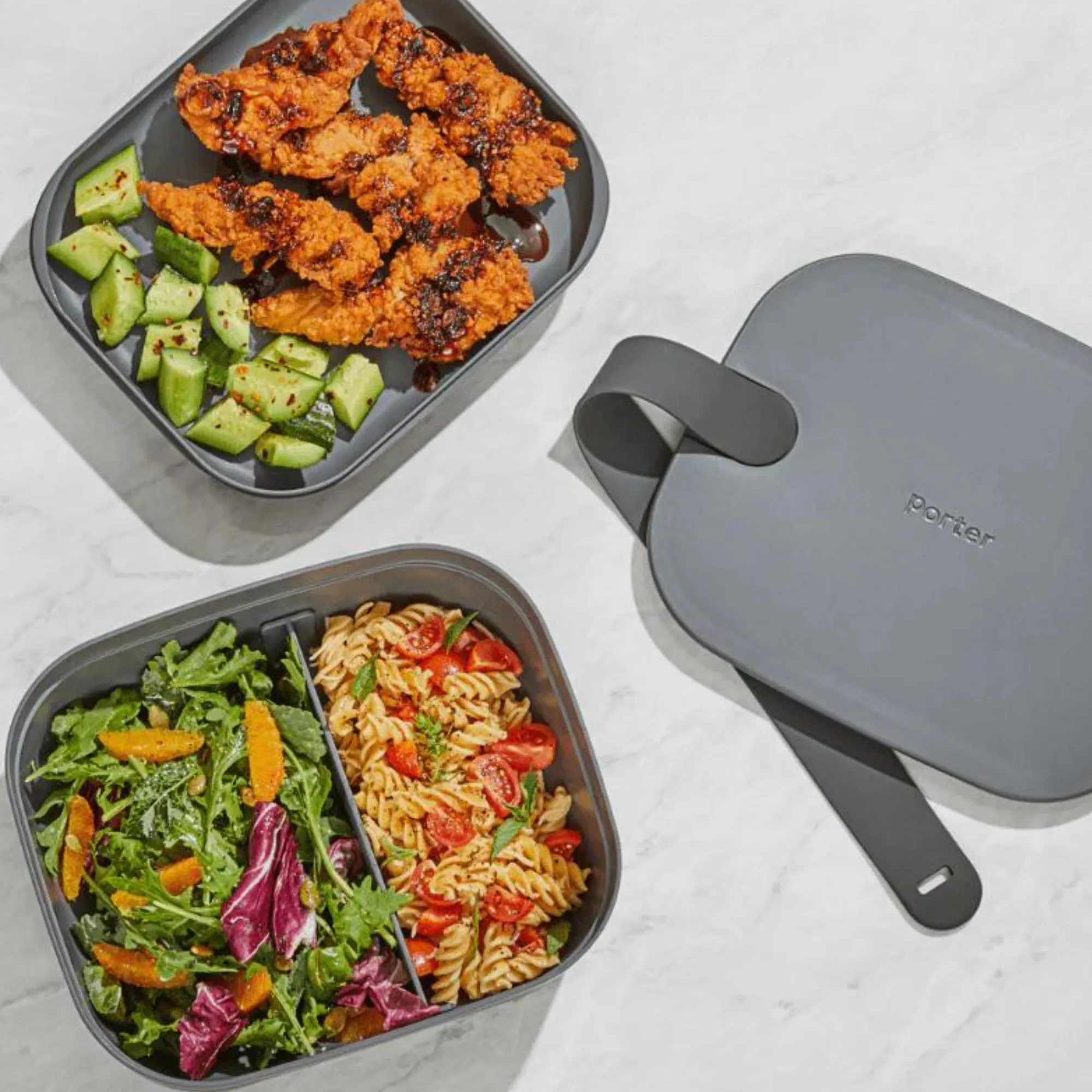 Porter Lunch Box- Charcoal
