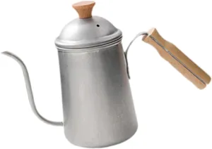 Pour over Coffee Kettle Stainless Steel 650ml Coffee Maker Kettle Lightweight Gooseneck Tea Pot for Cafe Indoor Kitchen Shop, Vintage color