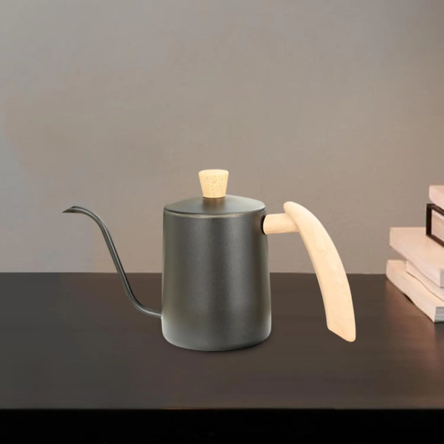 Pour Over Kettle Hand Drip Coffee Pot Teapots Portable Hand-Poured Coffee Pot Camping Coffee Pot for Coffee Shop Bar Travel