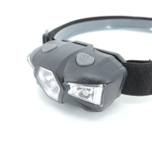 Powerful Small 3-Led Headlamp Headlight Head Torch