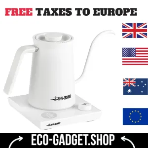 Precision Gooseneck Electric Kettle – 1200W Stainless Steel