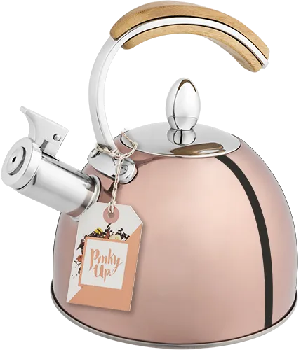 Presley Tea Kettle in Rose Gold by Pinky Up