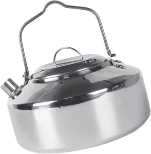 Professional Camping Kettle Portable Stovetop Tea Kettle Large Capacity Stainless Steel Water Pot