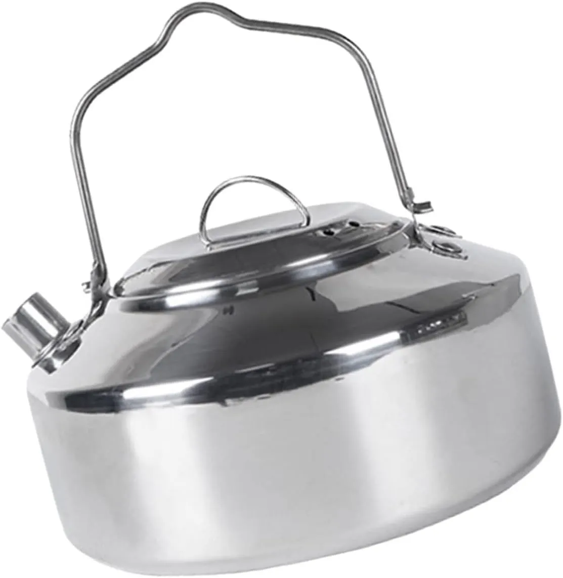 Professional Camping Kettle Portable Stovetop Tea Kettle Large Capacity Stainless Steel Water Pot