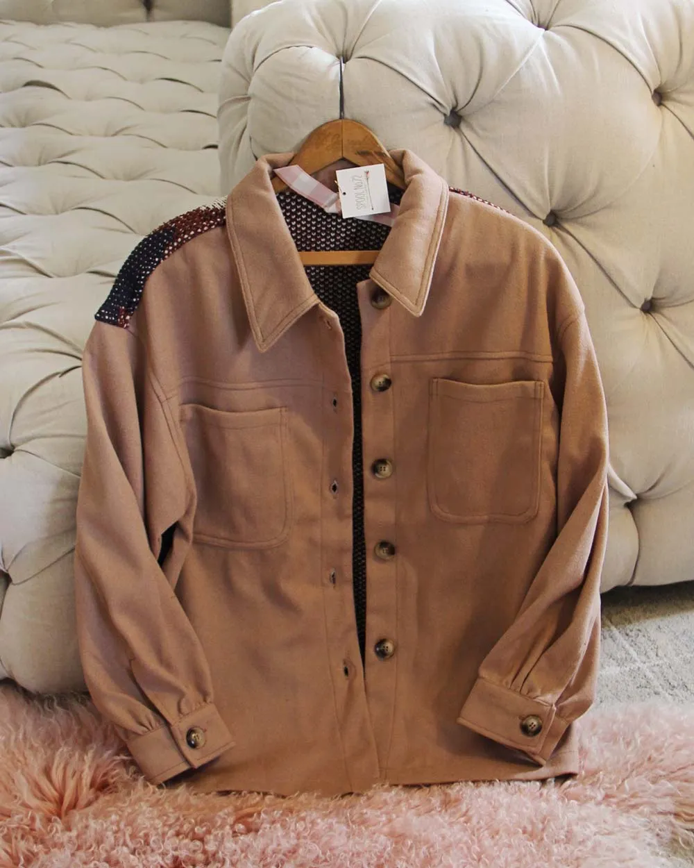 Ranch Girl Coat in Sand