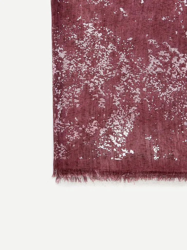 Raw Edge Lightweight Scarf