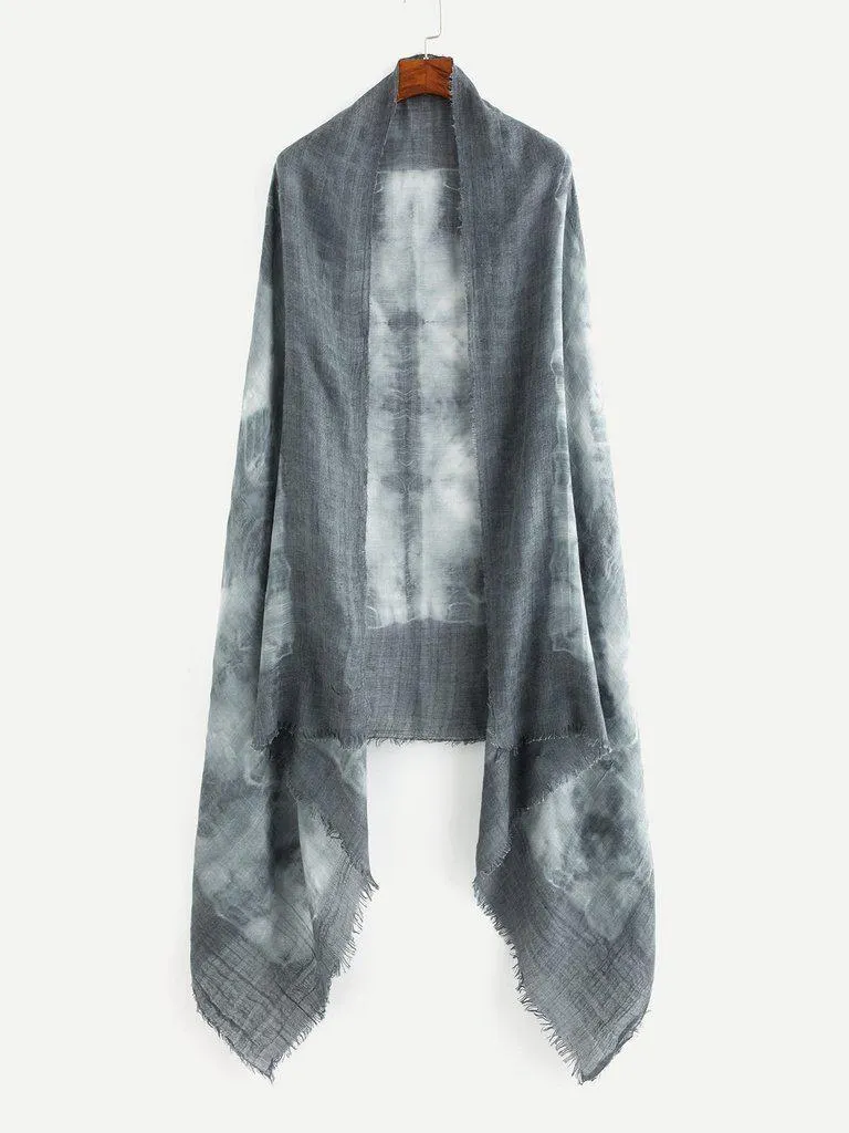 Raw Edge Lightweight Scarf