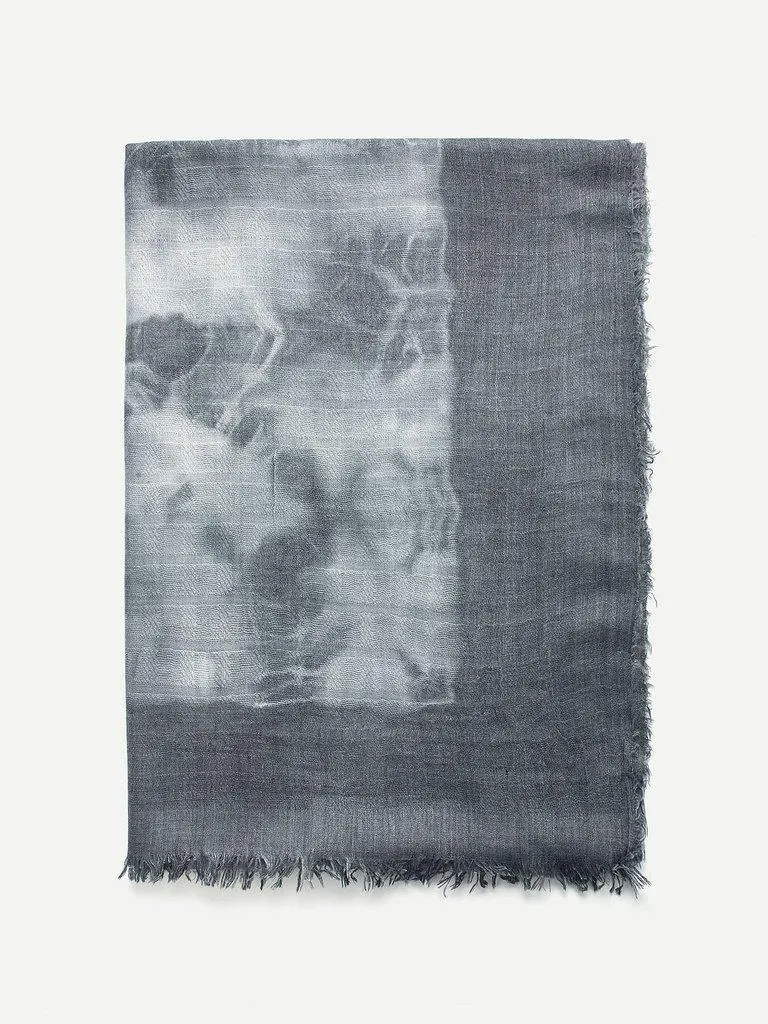 Raw Edge Lightweight Scarf