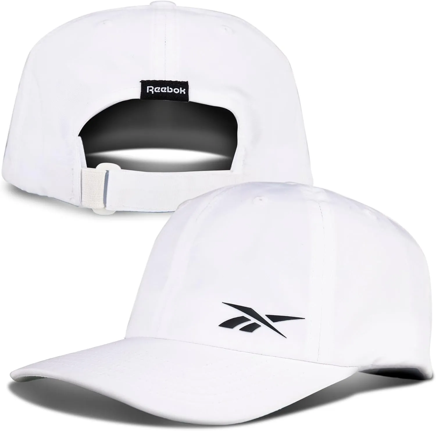 Reebok Running Flow Hat | Mens | Womens | Lightweight | Performance | Adjustable | Reflective | Low Profile | Athletic
