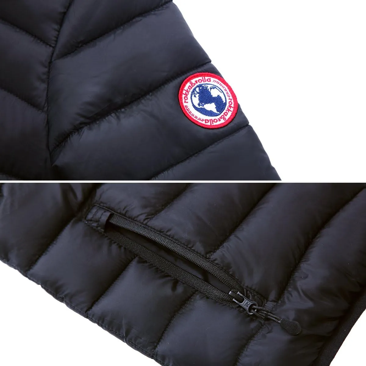 Rokka&Rolla Boys' Reversible Lightweight Puffer Jacket Hooded Water-Resistant Winter Coat