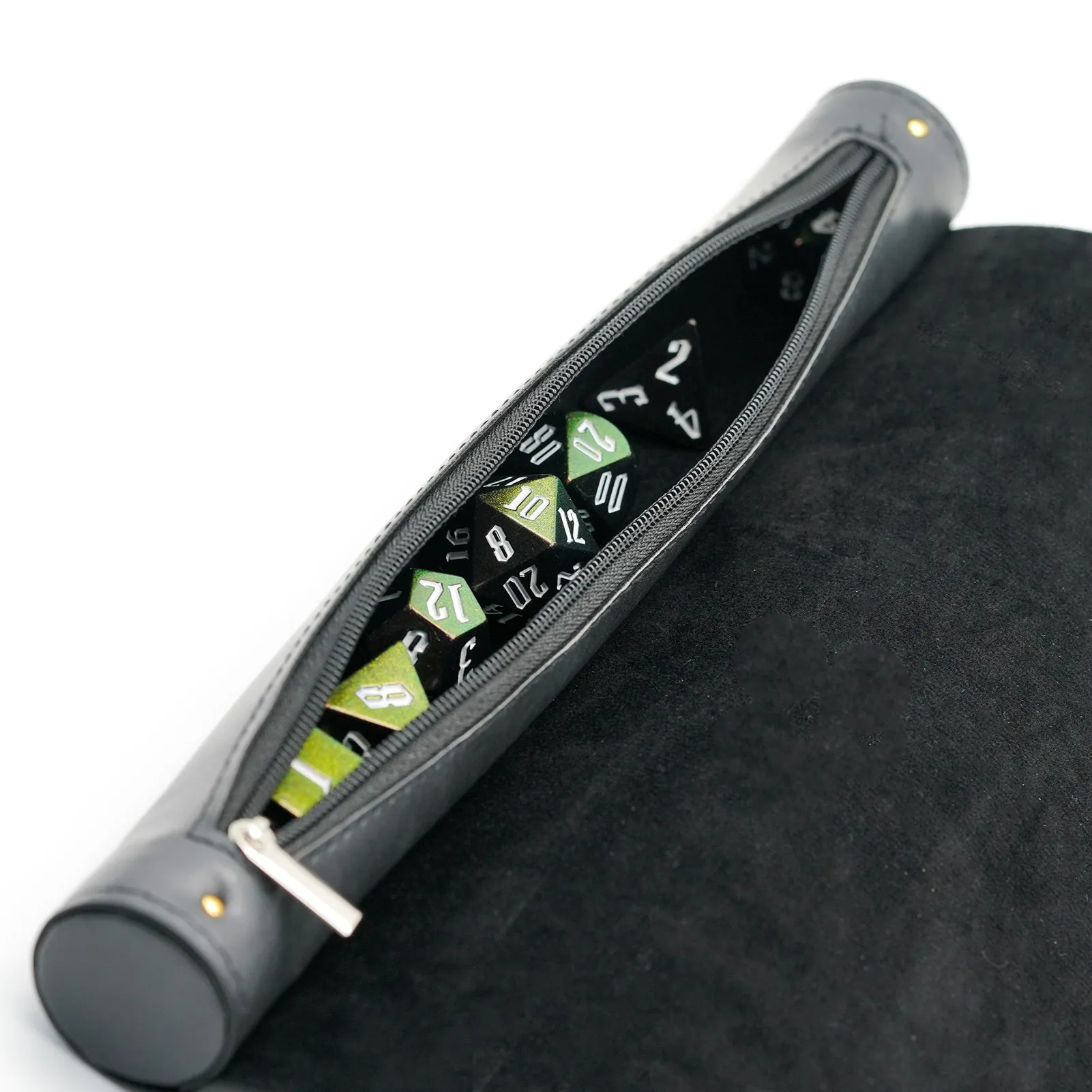 Rollable Dice Mat & Storage Meeple Dungeon Dice Accessories