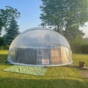 Round Pool Dome (Size XL - ø 21 ft.)