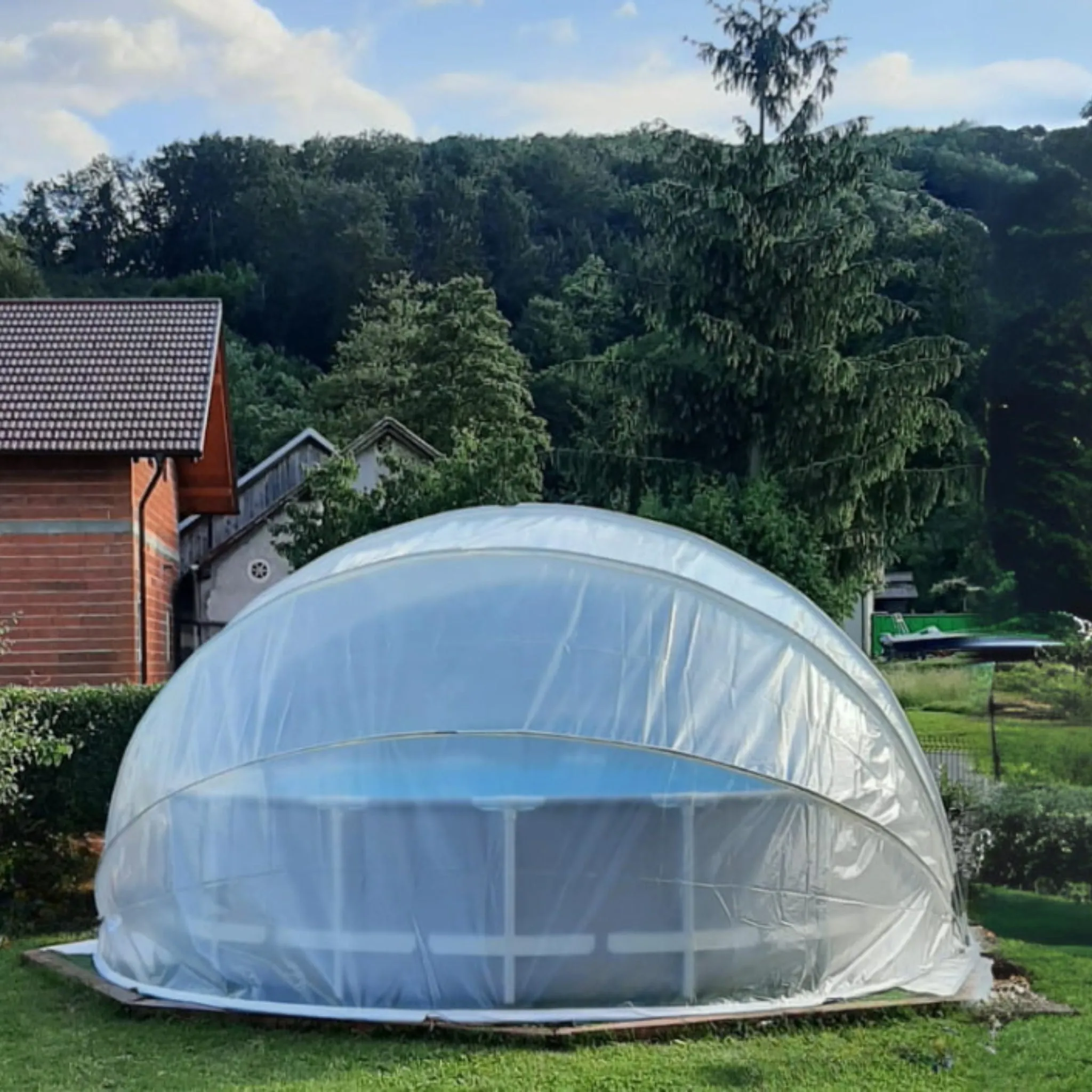 Round Pool Dome (Size XL - ø 21 ft.)