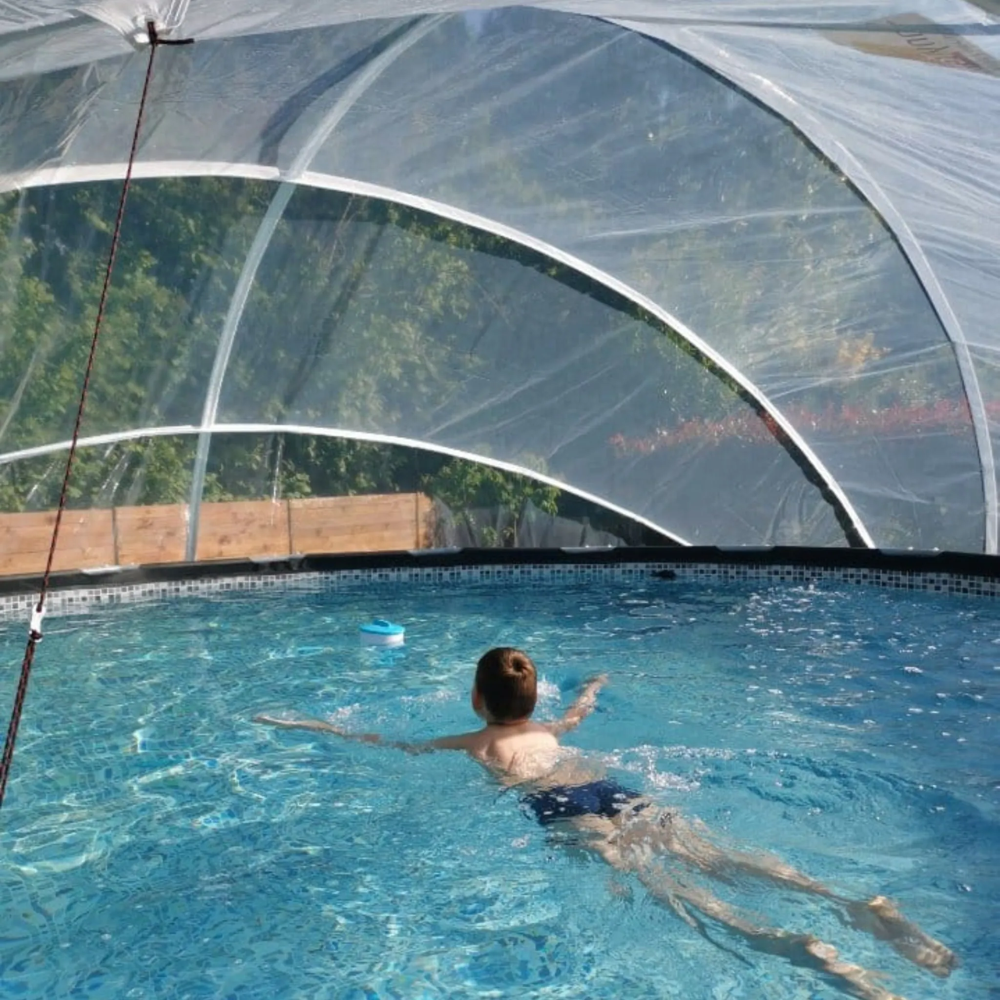 Round Pool Dome (Size XL - ø 21 ft.)