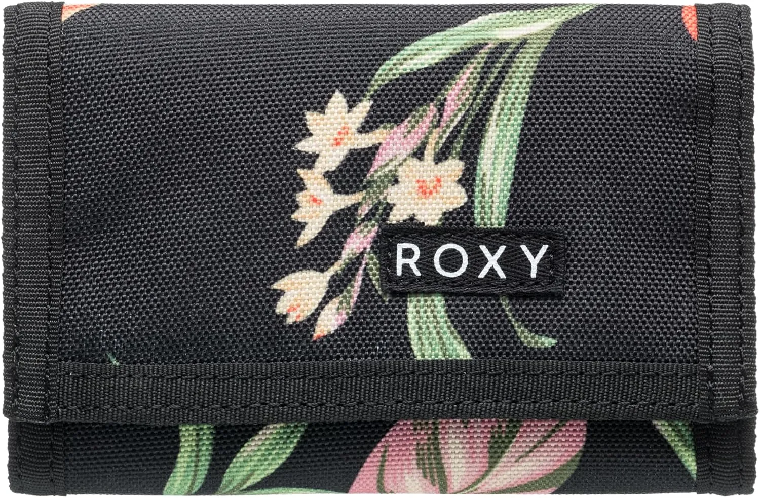 Roxy Wallet | Trifold | Lightweight | Hook and Loop Closure | Retro | Recycled Materials
