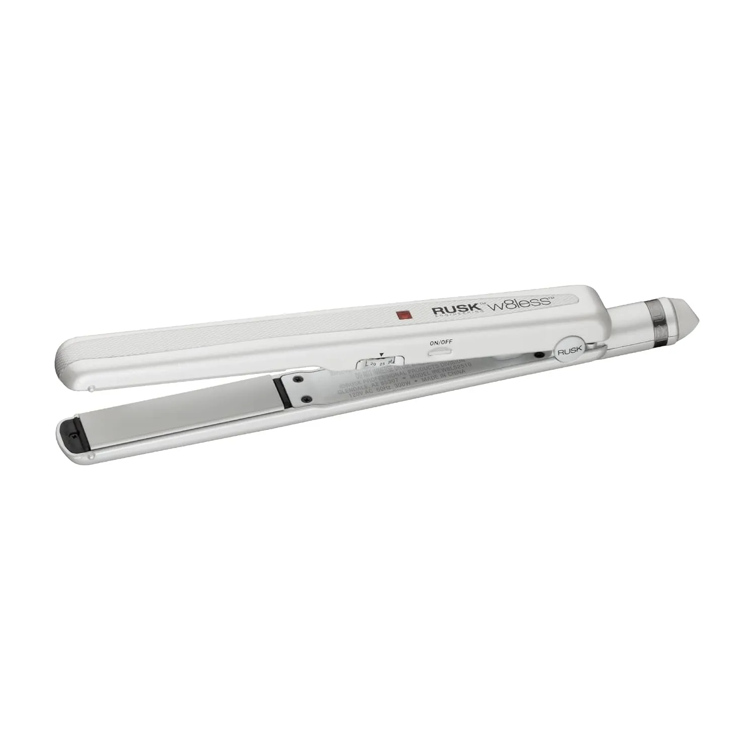 RUSK Engineering W8less Professional Ceramic and Tourmaline Str8 Iron, 1 Inch, Lightweight, Infused with Tourmaline Gemstone, Combined with Sol-Gel Technology