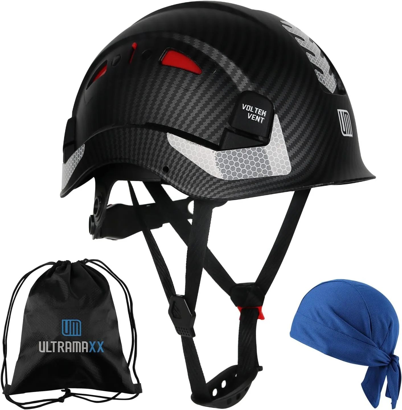 Safety Helmet Hard Hat, ANSI Z89.1 Approved Lightweight Vented Work Helmet, 6-Point Adjustable Ratchet Suspension Hardhat Ideal for Industrial and Construction
