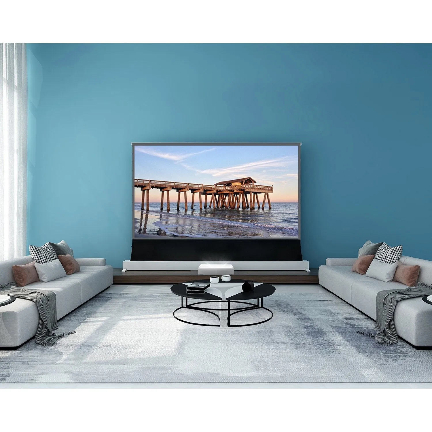 Samsung 120 inch The Premiere Rollable Projector Screen By Vivid Storm (2022)