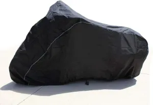 SBU Bike Motorcycle Cover BY SIZE up to 86"L 38"W 50"H, SPORT STYLE Without Saddlebags or Top Box. Strong UV Protectivve Chopper Bike Tarp. Breathable and Portable Vehicle Protection