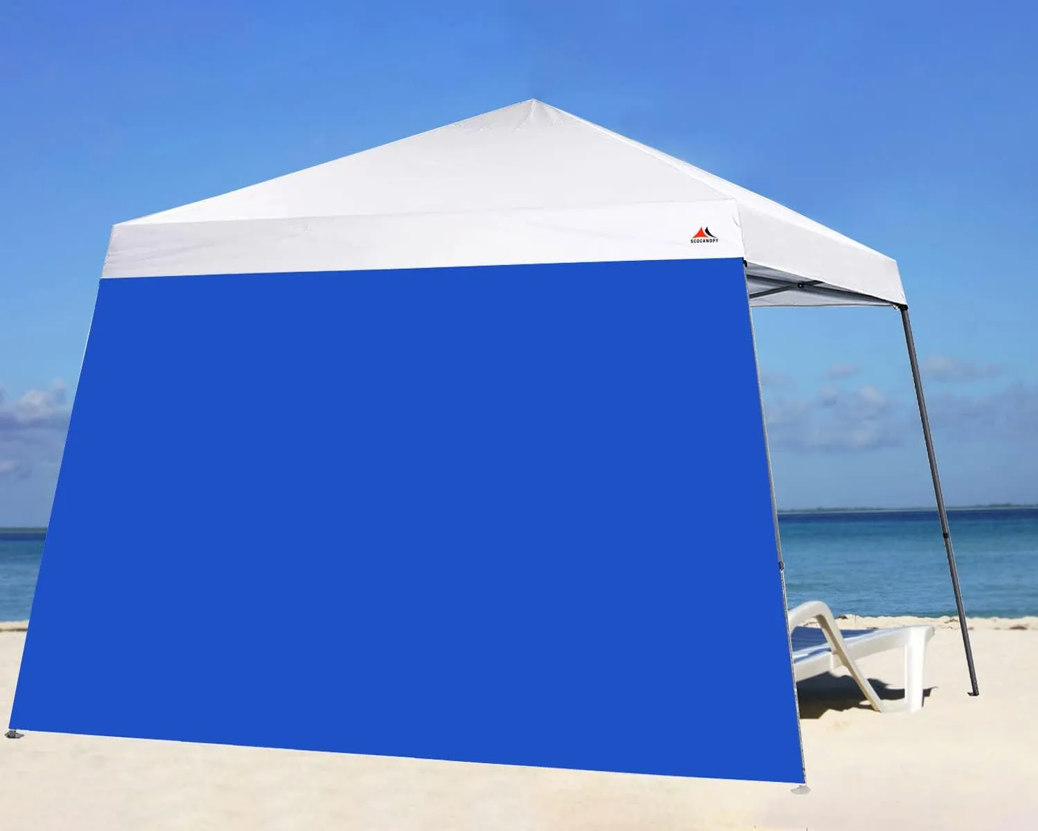 SCOCANOPY SideWall for 10x10ft Slant Leg Canopy Frame, 3 Pack SunWall Only,Blue