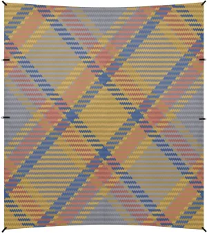 Scottish Tartan Plaid Beach Tent Camping Sun Shelters Portable Outdoor Canopy Sun Shade for Camping Trips Fishing Backyard Fun or Picnics Easy Setup with Carrying Bag