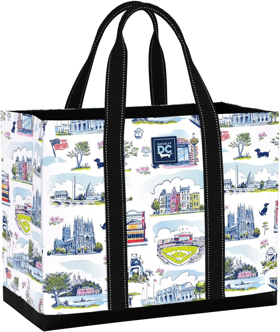SCOUT Original Deano - Large Utility Tote - Open Top Beach, Pool, Work, Shopping Bag