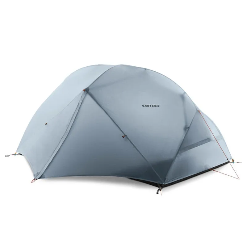 Season FLAME'S Person 2 Vibrant Camping Functional Tent 4 CREED