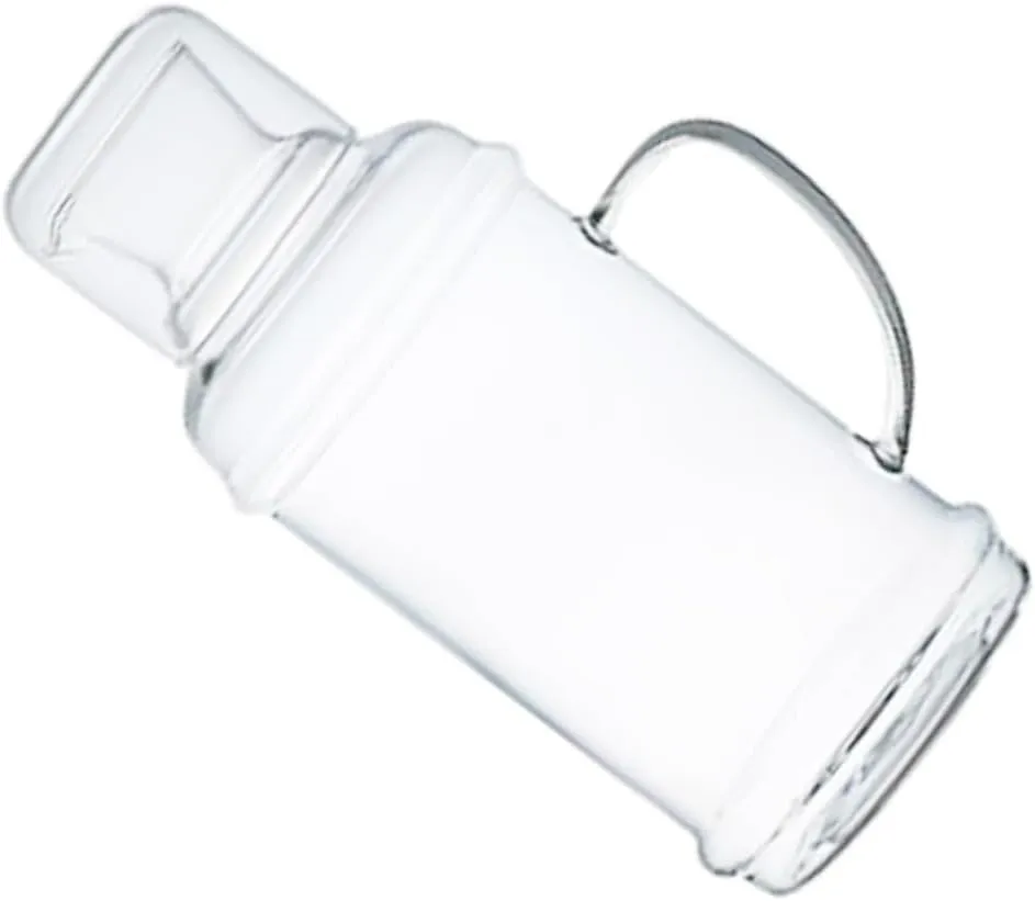 SECFOU Large Capacity Heat Resistant Kettle Glass Bottle Water Jug Elegant Simple Design