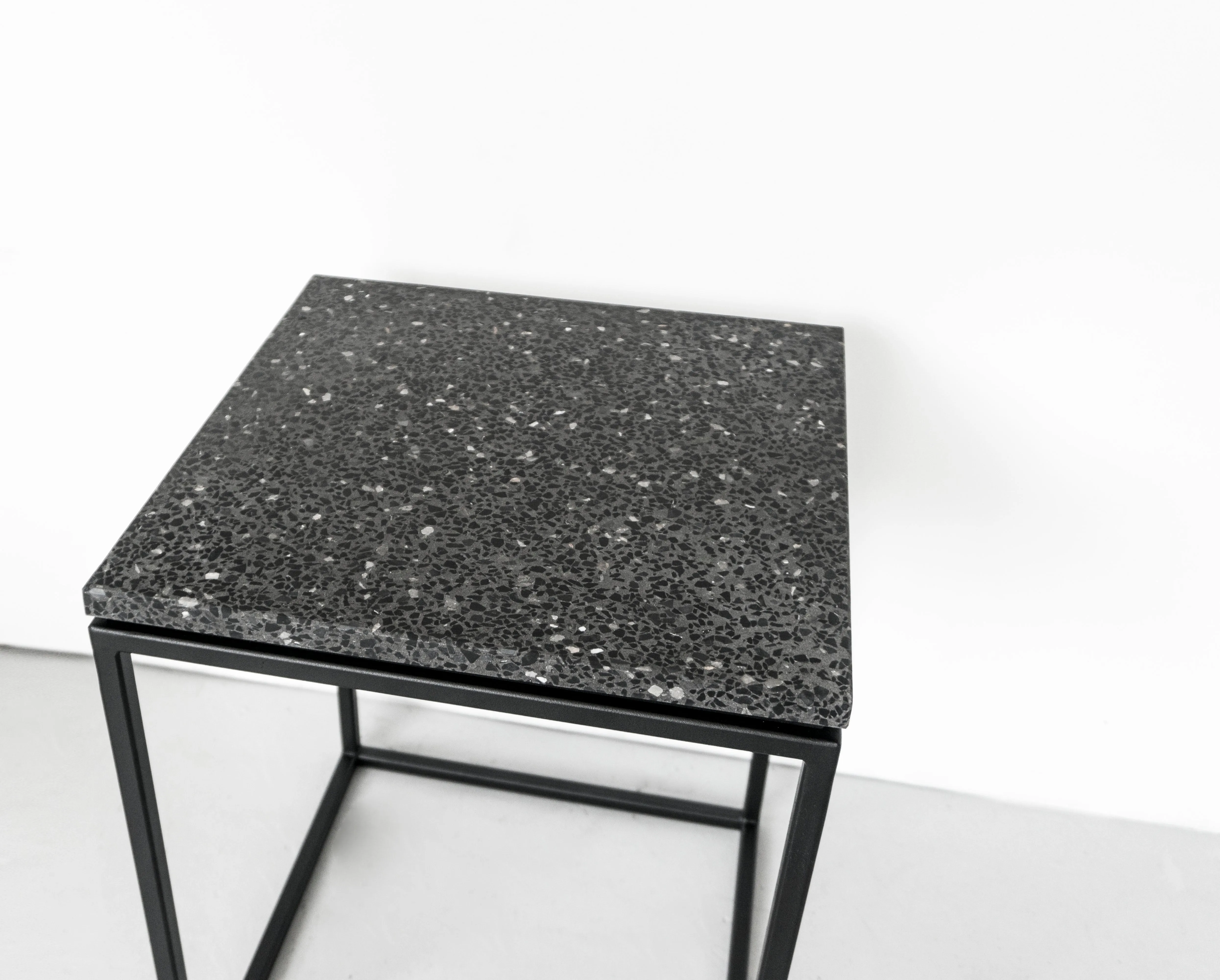 Siena Terrazzo Side Table - Graphite