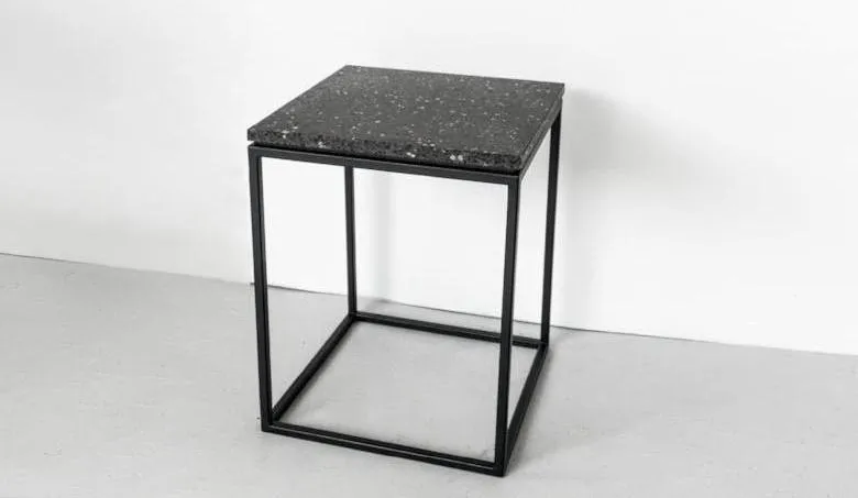 Siena Terrazzo Side Table - Graphite