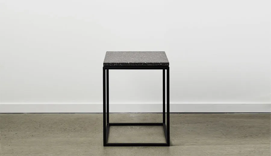 Siena Terrazzo Side Table - Graphite
