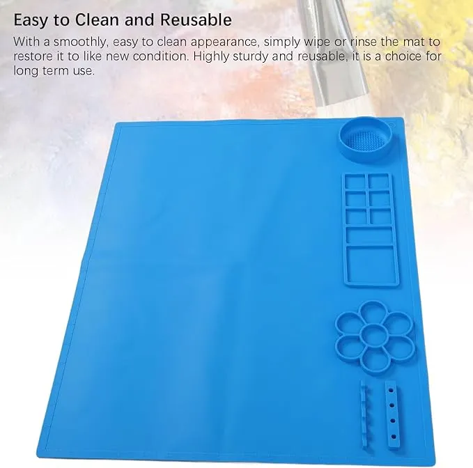 Silicone Painting Mat for Kids Mess Free for Crafts
