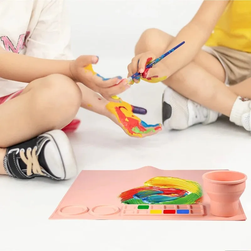 Silicone Painting Mat for Kids Mess Free for Crafts