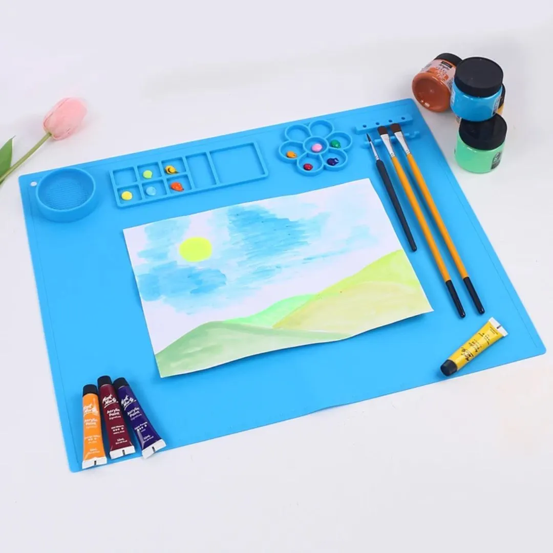 Silicone Painting Mat for Kids Mess Free for Crafts