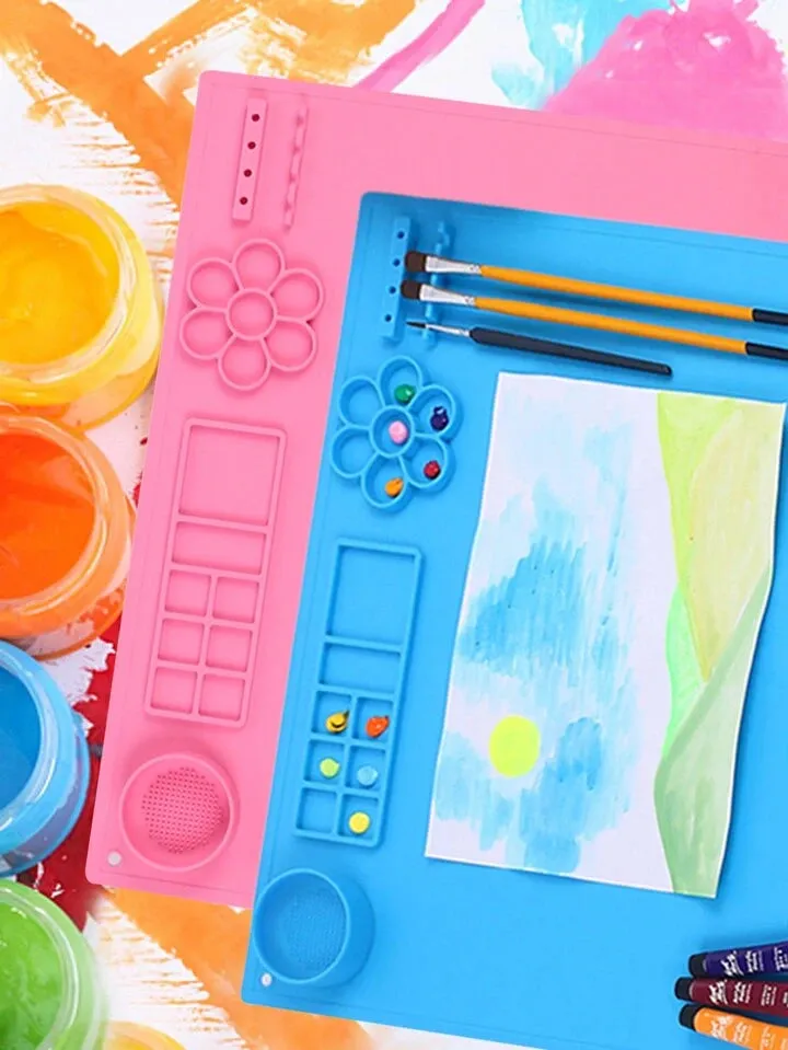 Silicone Painting Mat for Kids Mess Free for Crafts