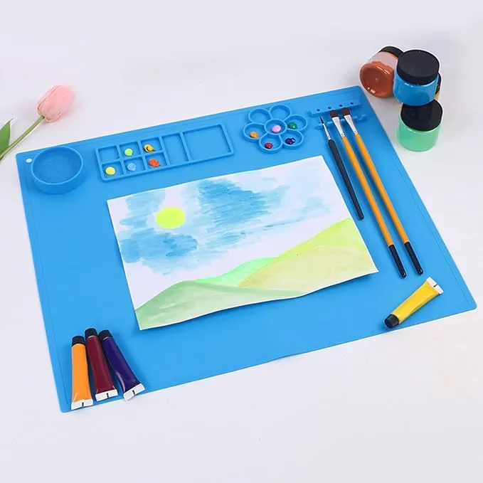 Silicone Painting Mat for Kids Mess Free for Crafts