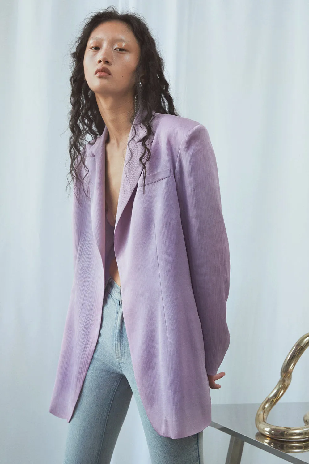 Silky Lightweight Blazer