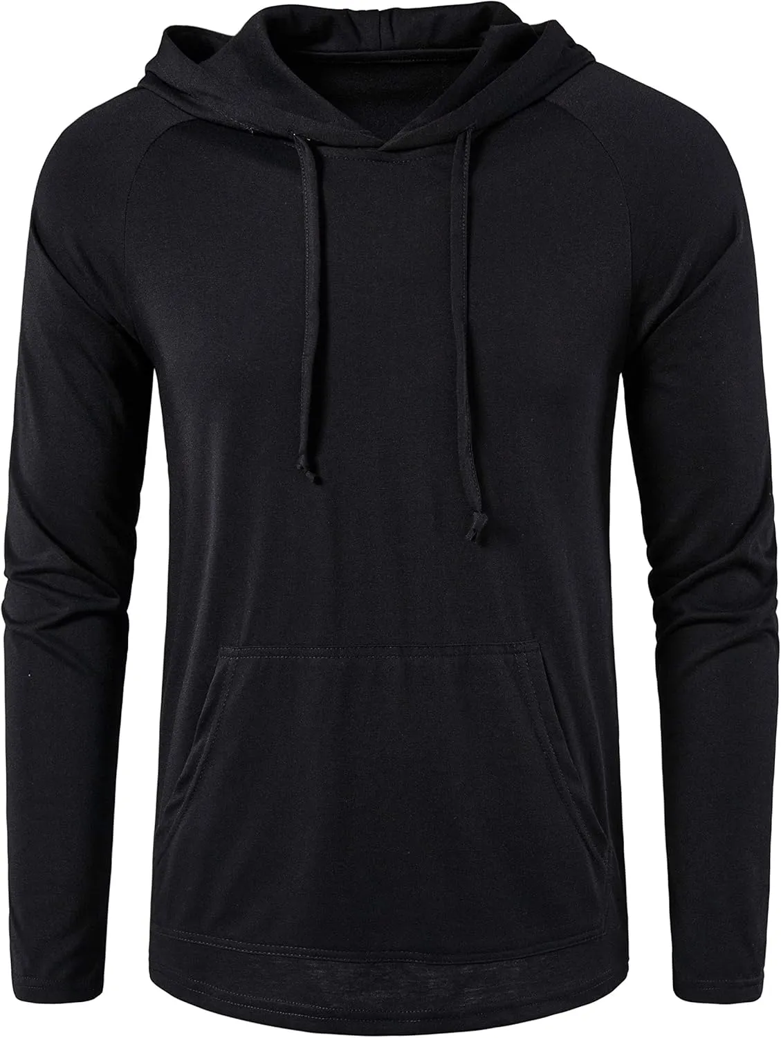 SIR7 Men's Gym Workout Active Long Sleeve Pullover Lightweight Hoodie Casual Hooded Sweatshirts