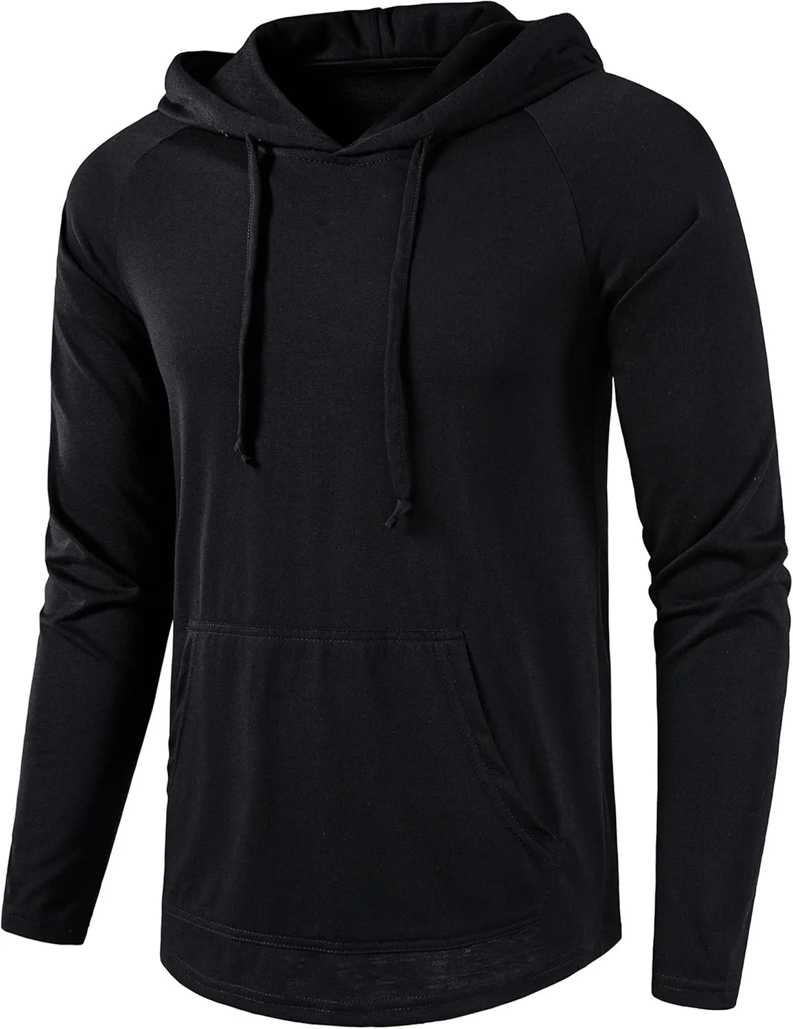 SIR7 Men's Gym Workout Active Long Sleeve Pullover Lightweight Hoodie Casual Hooded Sweatshirts