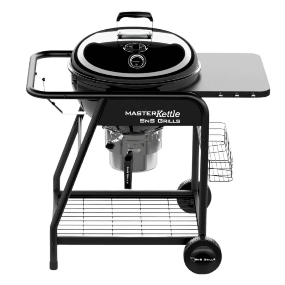 Slow N' Sear MasterKettle Charcoal Grill   Smoker Combo