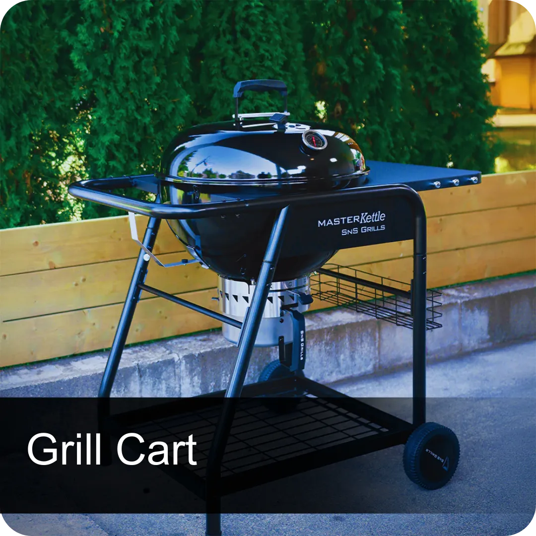 Slow N' Sear MasterKettle Charcoal Grill   Smoker Combo