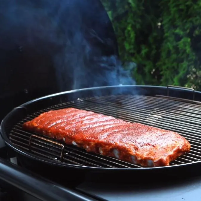 Slow N' Sear MasterKettle Charcoal Grill   Smoker Combo