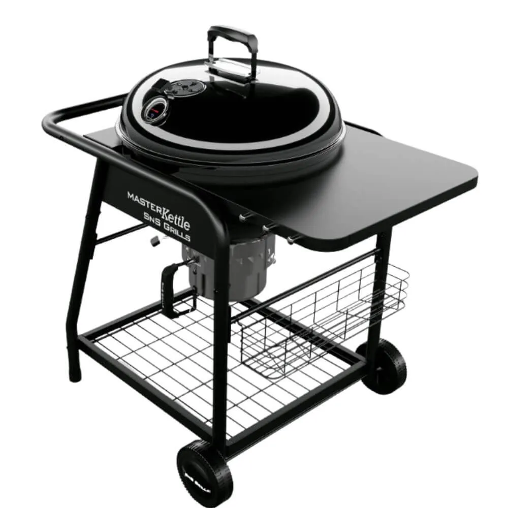 Slow N' Sear MasterKettle Charcoal Grill   Smoker Combo