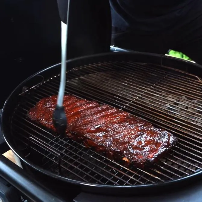 Slow N' Sear MasterKettle Charcoal Grill   Smoker Combo
