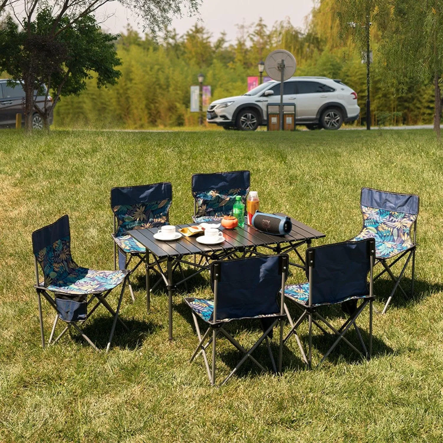 Small Camping Table, Lightweight Folding Picnic Table, Outdoor Camping, self-Driving Travel Equipment