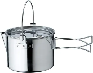 Snow Peak Kettle No. 1 - Stainless Steel Kettle for Outdoor Cooking - Durable Camping Kettle for Camping & Hiking