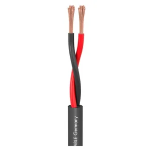 Sommer Cable SP215 Meridian Mobile Speaker Cable Black - Price Per Metre